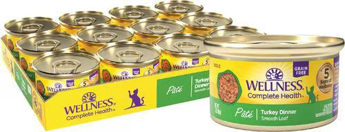 Wellness Complete Health Adult Turkey Dinner Pate Wet Cat - main product image