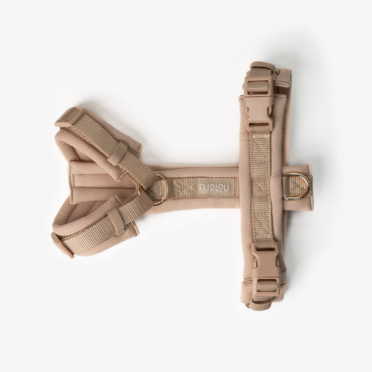 Tan - Comfort Dog Harness - detail view