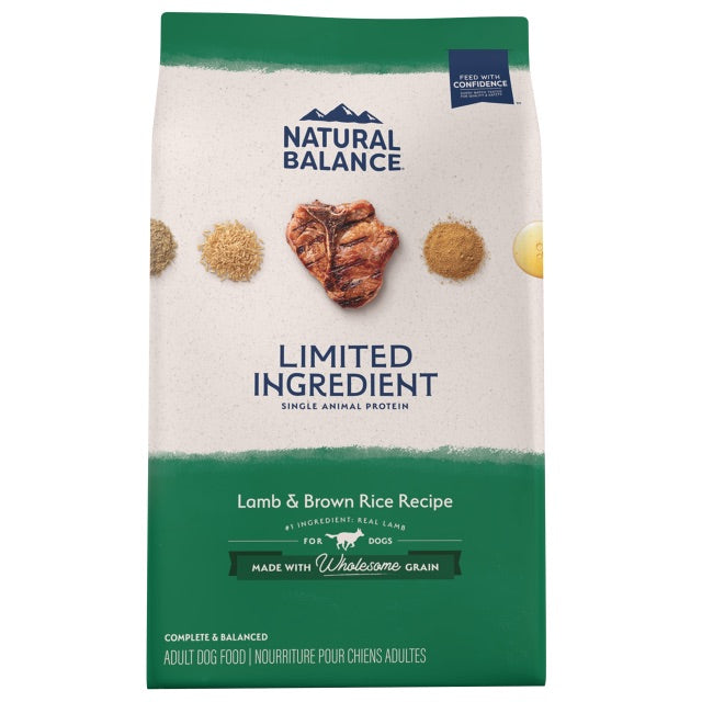 Natural Balance Limited Ingredient Lamb Brown Rice Dry Dog - main product image