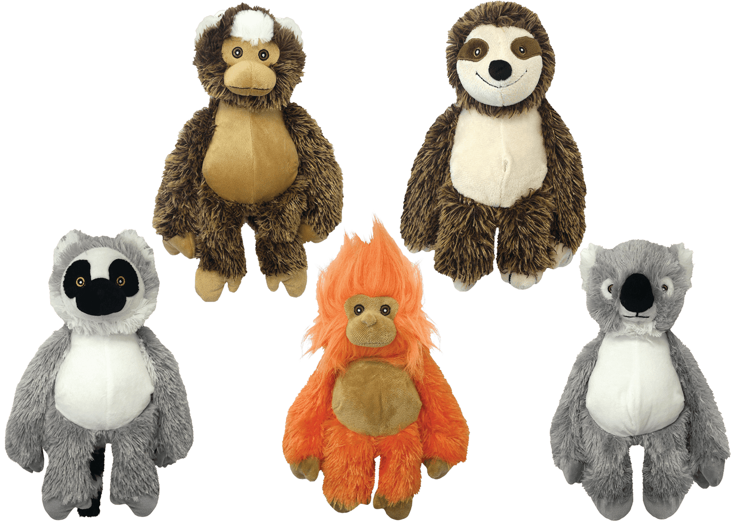 Multipet Bark Buddy Animals Assorted Animals 10 Interactive - detail view