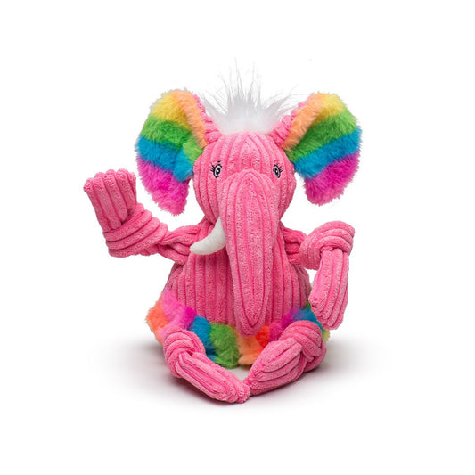 Dog Toy Rainbow Elephant Knottie Plush Toy for Daily Use main product image for dogs and cats