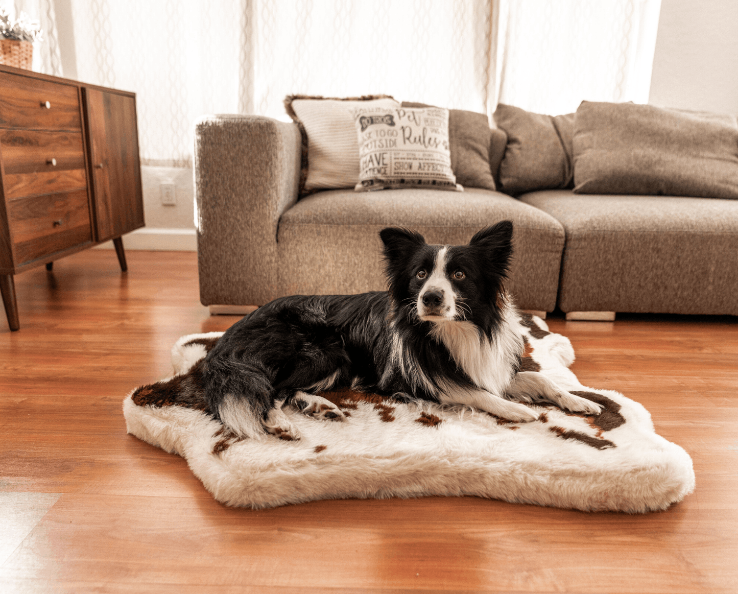 Memory Foam Dog Bed Faux Fur Brown Orthopedic Comfort Premiu - gallery image 14