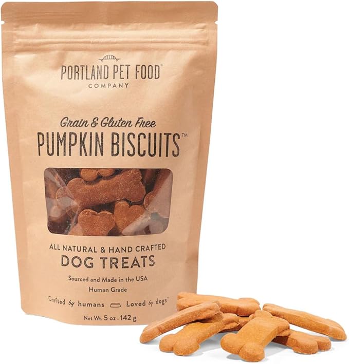 Portland Dog Grain Free & Gluten Free Biscuits Pumpkin (5oz) - main product image
