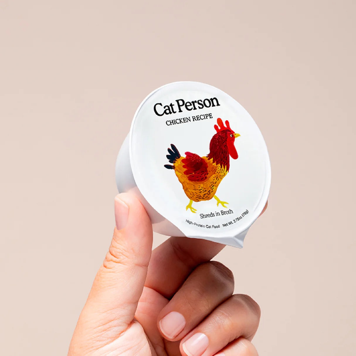 Cat Person Cat Shredded Chicken In Broth 2 75Oz Wet Cat Food - detail view