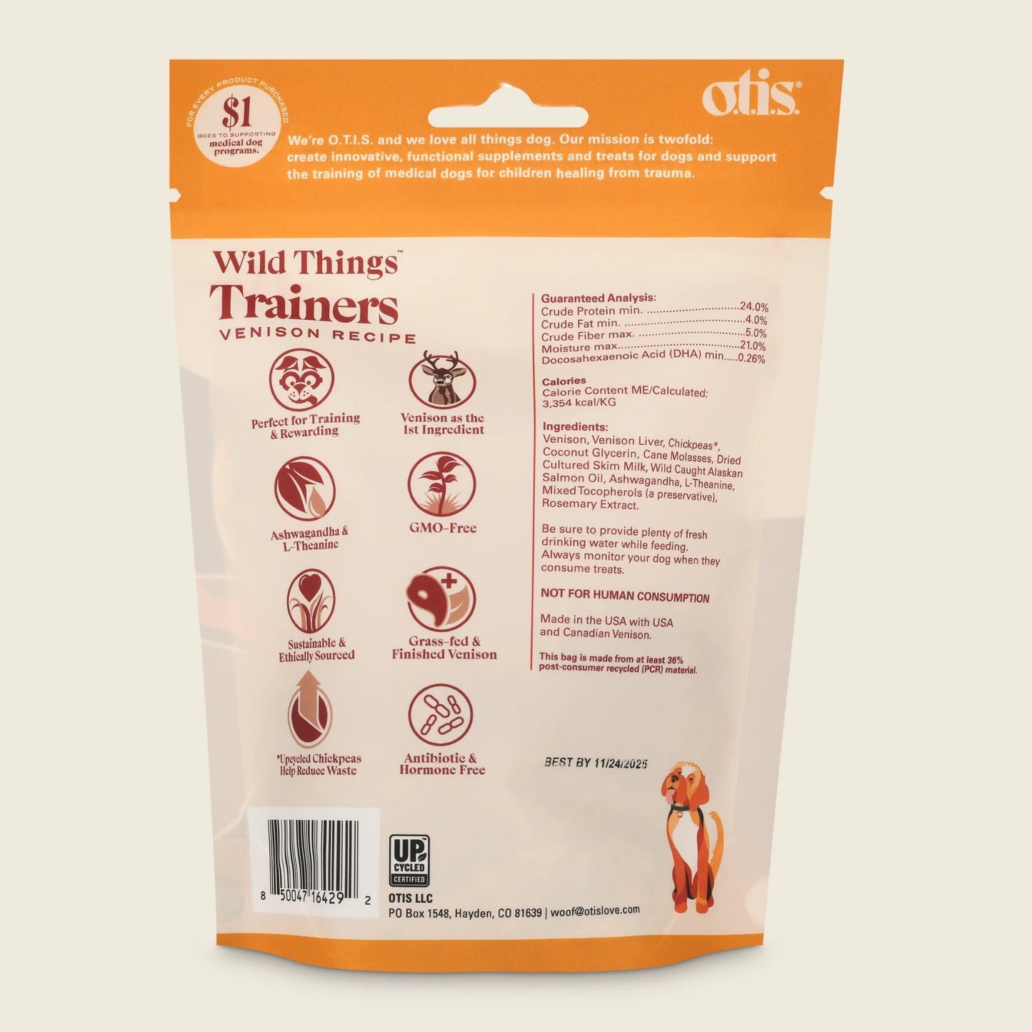 Dog Treats Premium Venison Chews 4oz Training Rewards Premiu - detail view
