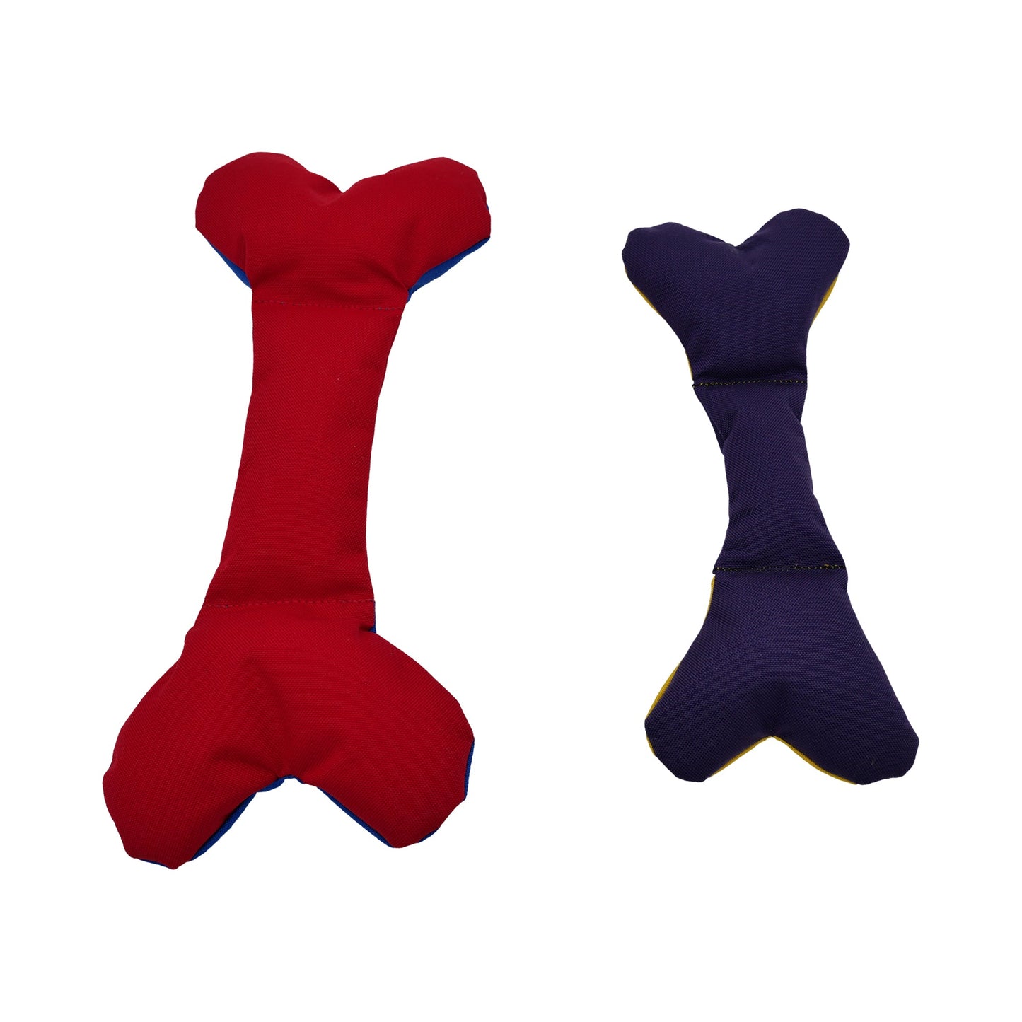 Dog Toy Da Bone Interactive Plush Chew Play Durable Fun - close up view