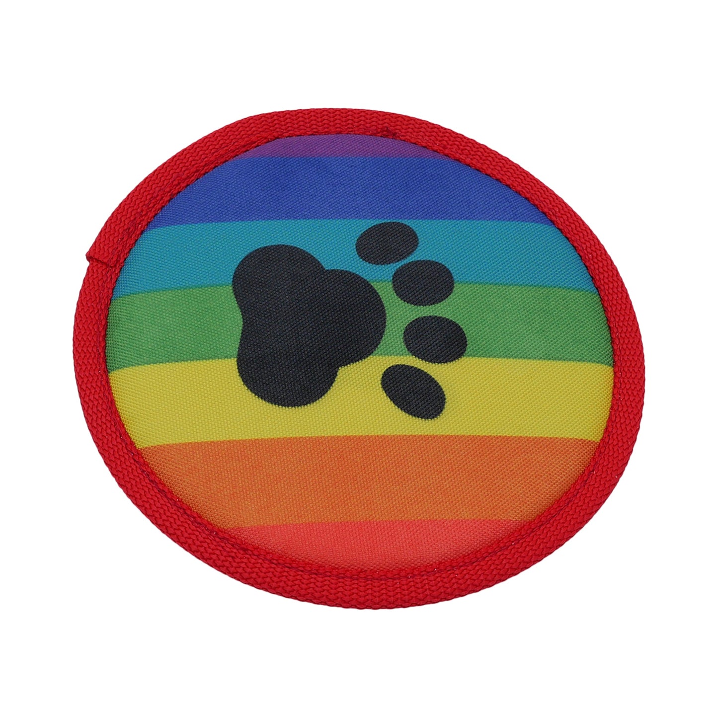 Dog Toy Rainbow Flyer Interactive Plush Chew Play Durable - main product image