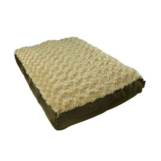 Dog Bed Rectangle Furvana Washable Pet Bed Comfort Premium - detail view