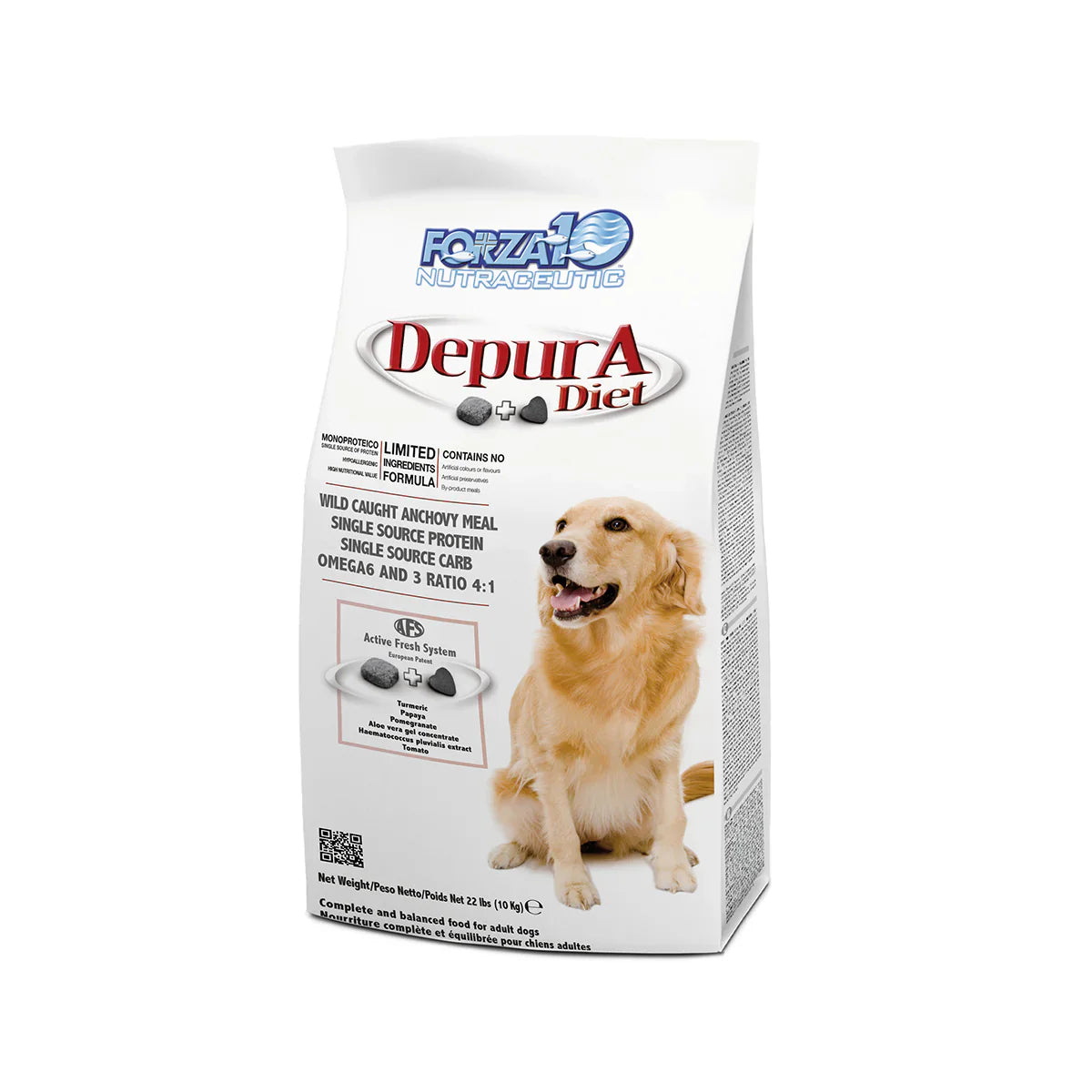 Forza10 Active Dog Depura Fish 22Lb Dry Dog Food Premium - main product image