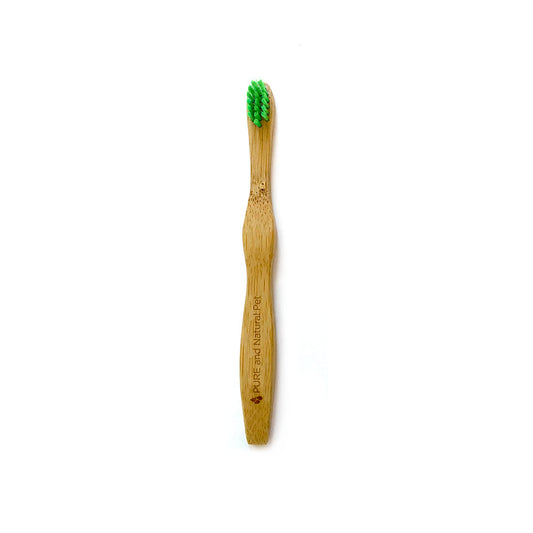 Bamboo Toothbrush for Small Dogs - Organic Dental Solutions - detail view | Dental at Purrfect Pet Kingdom