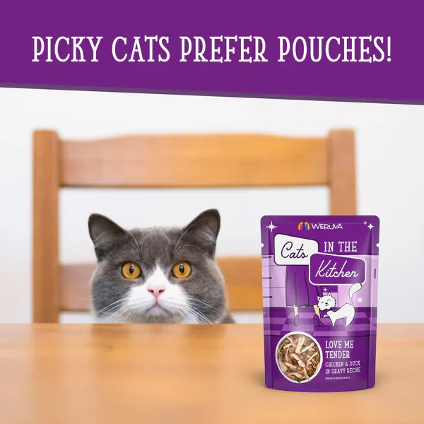 Cats In The Kitchen Love Me Tender Chicken Duck In Gravy 3Oz - gallery image 8
