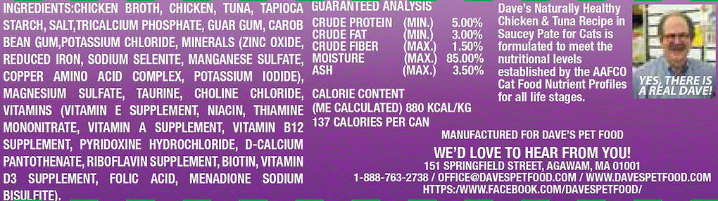 Daves Naturally Healthy Grain Free Chicken Tuna Recipe In 5 - lifestyle view