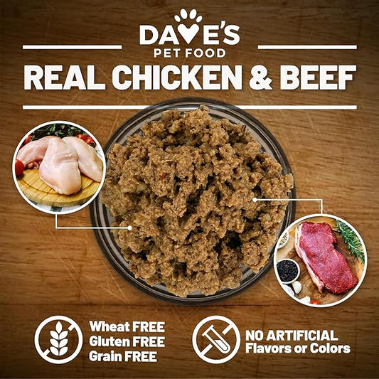 Dave's 95% Premium MeatsT Chicken & Beef For Dogs (13oz) - detail view