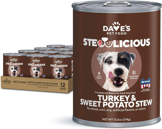 Wet Dog Food Premium Turkey Recipe 13.2oz Daily Meals Premiu - detail view