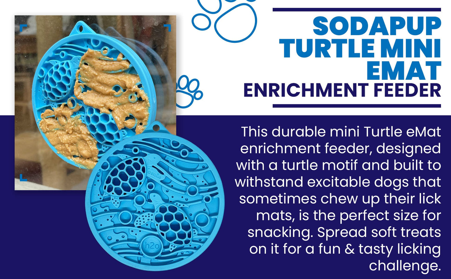 Dog Lick Mat Enrichment Slow Feeder Small Classic Premium - gallery image 12