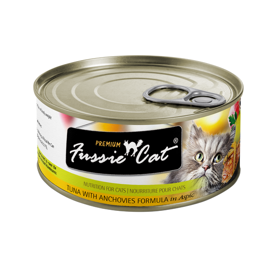 Fussie Cat Premium Tuna With Anchovies Formula In Aspic 2 - detail view