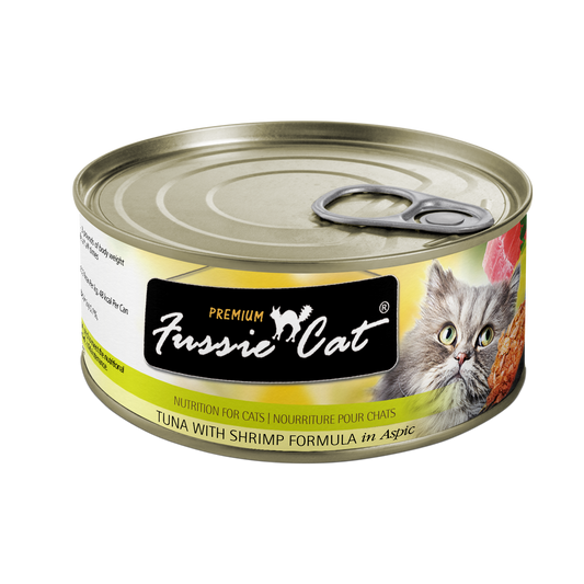 Fussie Cat Premium Tuna With Shrimp Formula In Aspic 2 82Oz - detail view