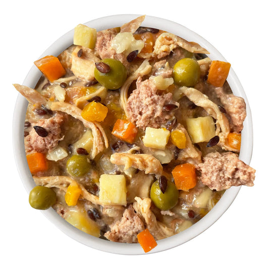 Weruva Dog Shiny Chicken Vegetable Wet Dog Food Premium - detail view