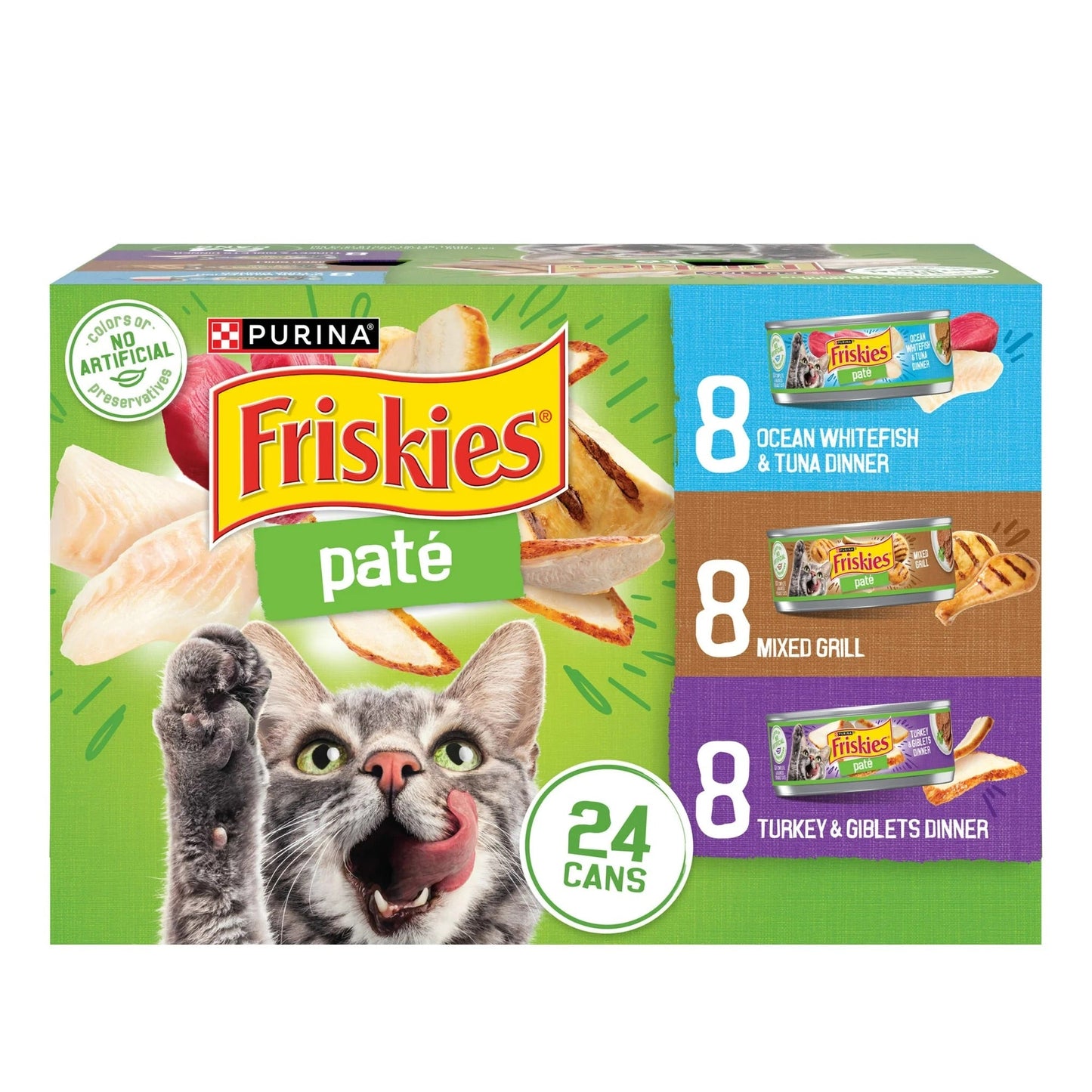 Friskies Classic Pate Variety 5 5Oz 24Ct Wet Cat Food - main product image