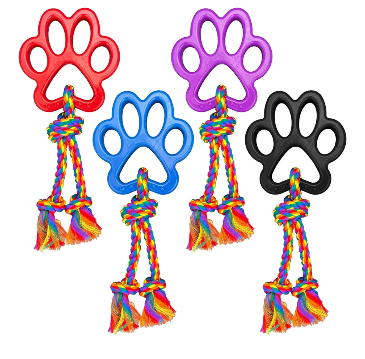 Multipet Tug A Paw W Rope 14 Interactive Dog Toy Durable - main product image