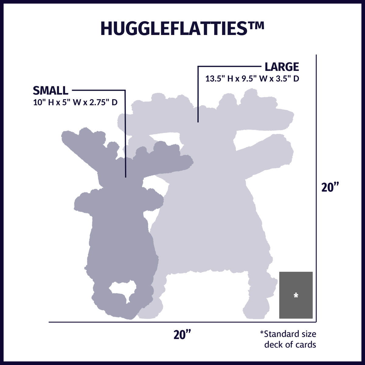 Dog Toy Barnyard HuggleFlatties Assorted Durable Plush Toys main product image for dogs and cats