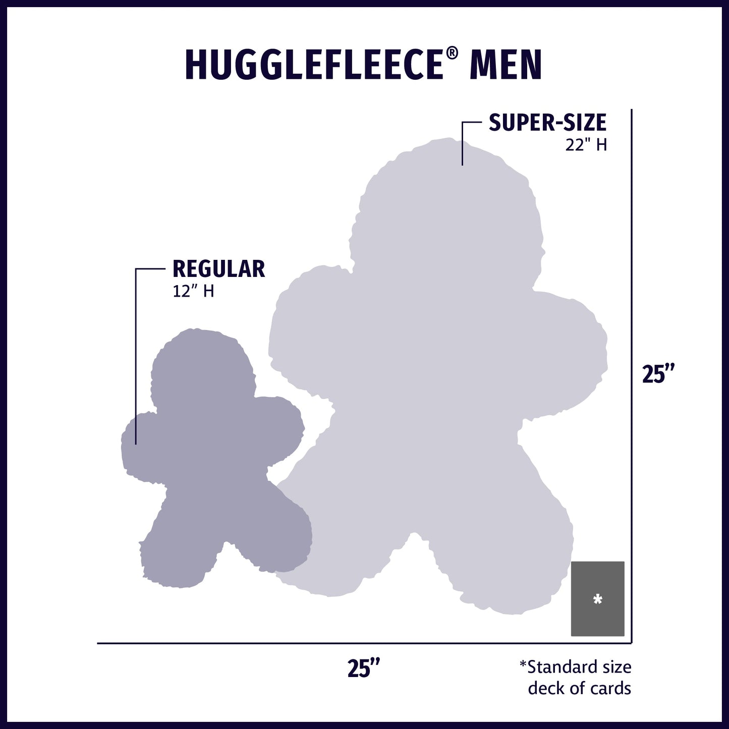 Dog Toy HuggleFleece Man Plush Toy Regular for Daily Use main product image for dogs and cats