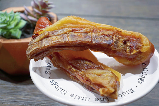 Dog Treats Pork Tails Single Ingredient Chews Natural Reward - detail view