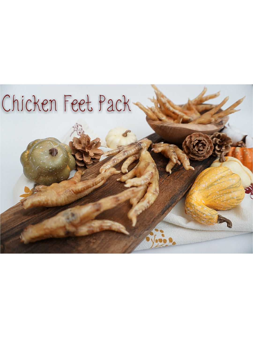 Dog Treats Chicken Feet Single Ingredient Chews Natural Rewa - gallery image 7