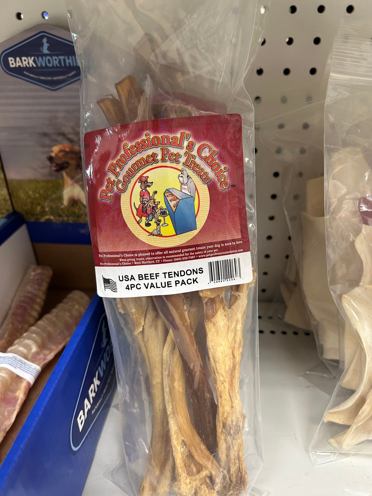 Pet Professionals Choice 4Pk Beef Tendons dog treats Premium - main product image