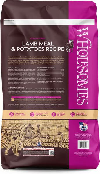 Dry Dog Food Premium Lamb Recipe 35lb Daily Nutrition Premiu - detail view