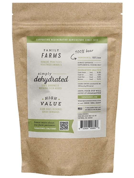 Farm Hounds Boar Strips Dog Treats 4 5Oz Dog Treats Premium - detail view