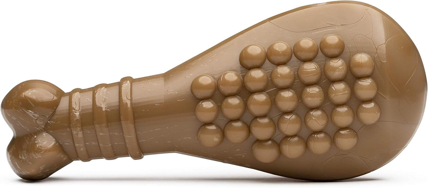 Bullymake Toss N Treat Turkey Leg Dog Chew Toy Interactive - detail view
