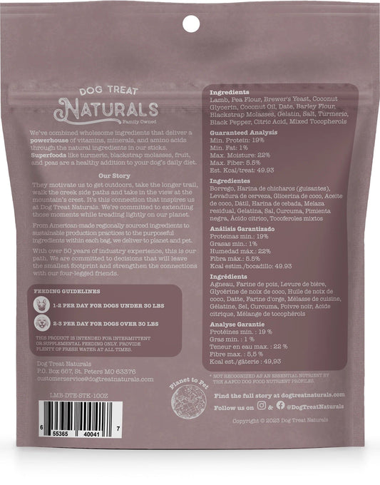 Dog Treats Premium Lamb Chews 10oz Training Rewards Premium - detail view