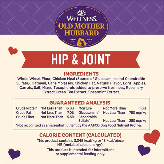 Old Mother Hubbard Hip & Joint Crunch Dog Treats (20oz) - detail view