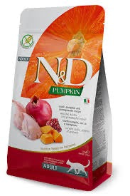 Farmina N&D Pumpkin Quail & Pomegranate Dry Cat Food (3.3lb) - main product image