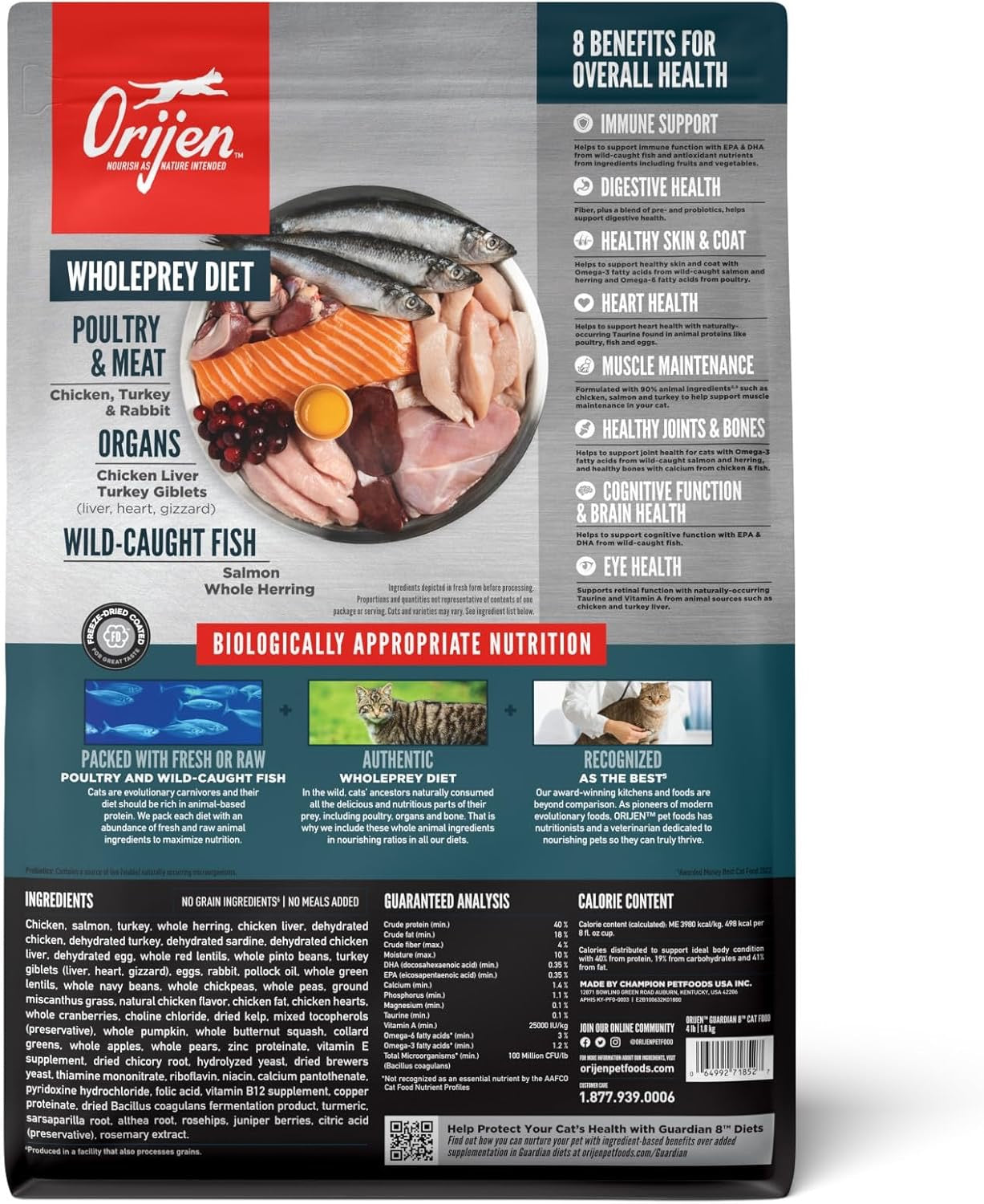 Orijen Guardian 8 Dry Cat Food Dry Cat Food Premium - detail view