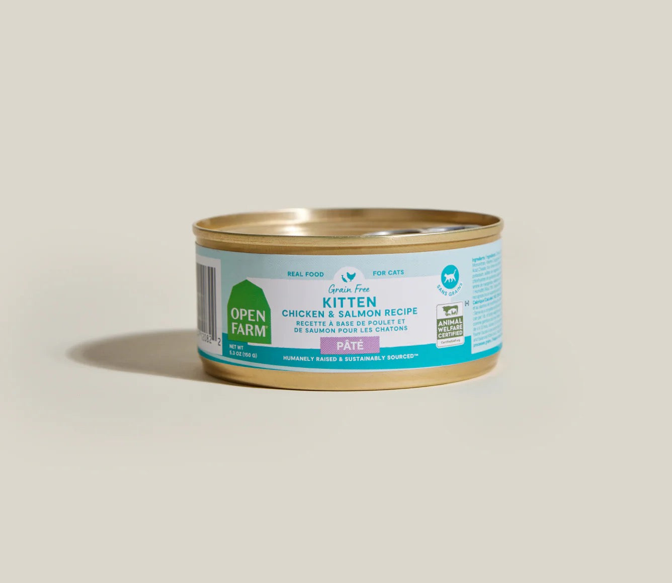 Open Farm Grain Free Kitten Chicken Salmon Pate For Cats 2 - lifestyle view