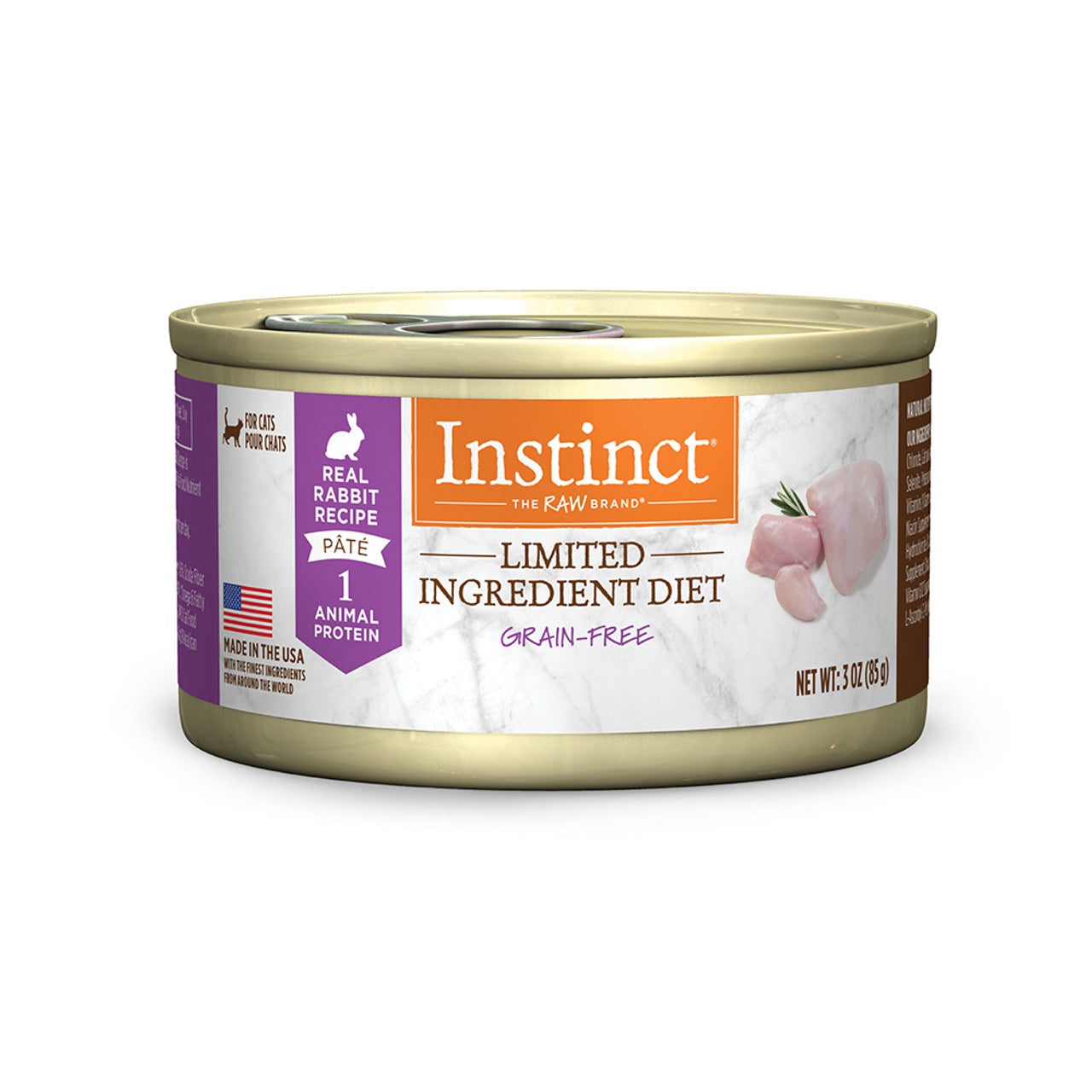 Instinct Limited Ingredient All Life Stages Rabbit Wet Cat - main product image