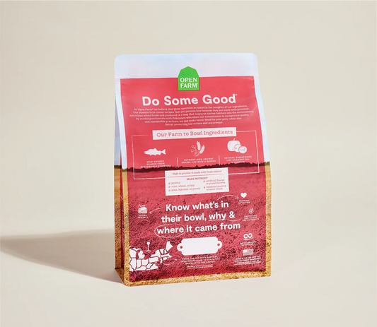 Open Farm Wild-Caught Salmon & Ancient Grains Dry Dog Food - detail view