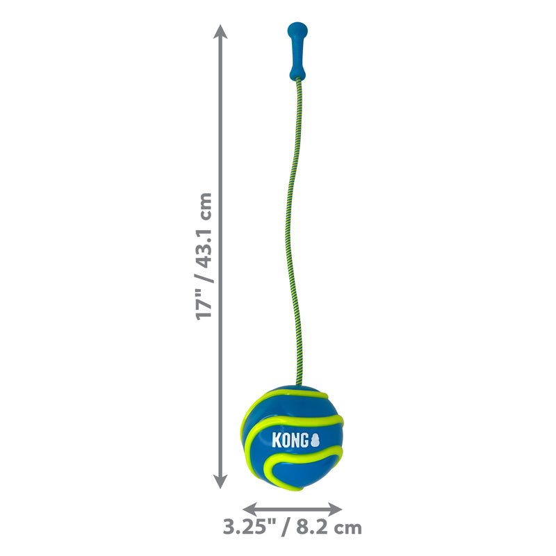 KONG Bunji High Viz Ball Assorted Fetch Dog Toy Durable Play - gallery image 5