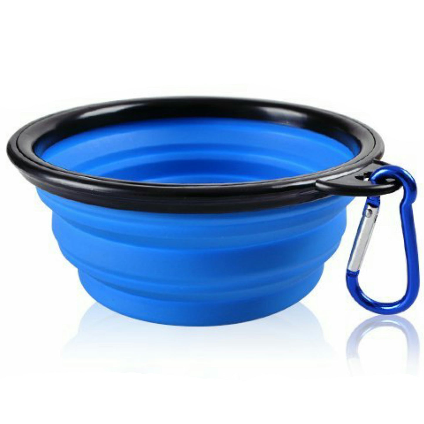 Single Blue Silicone Collapsible Travel Bowl - 12oz - gallery image 14