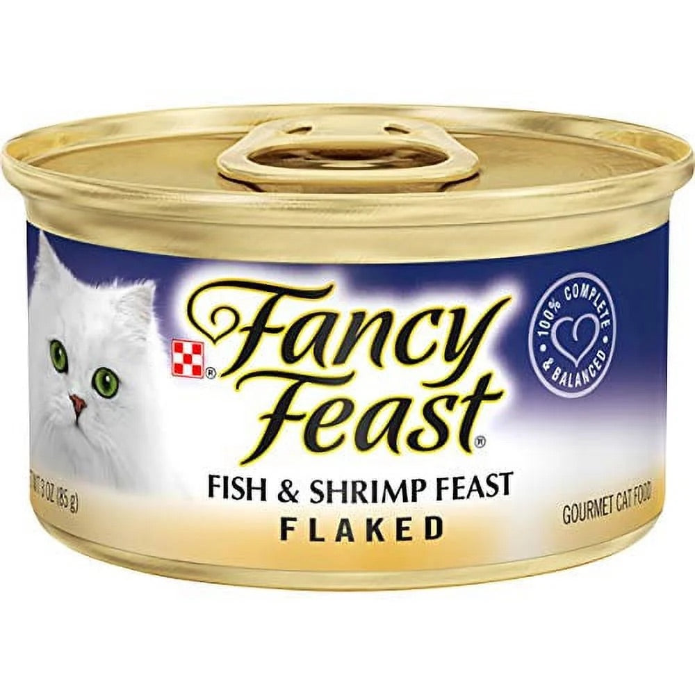 Wet Cat Food Fancy Feast Shrimp Recipe 3oz Daily Meals Premi - main product image