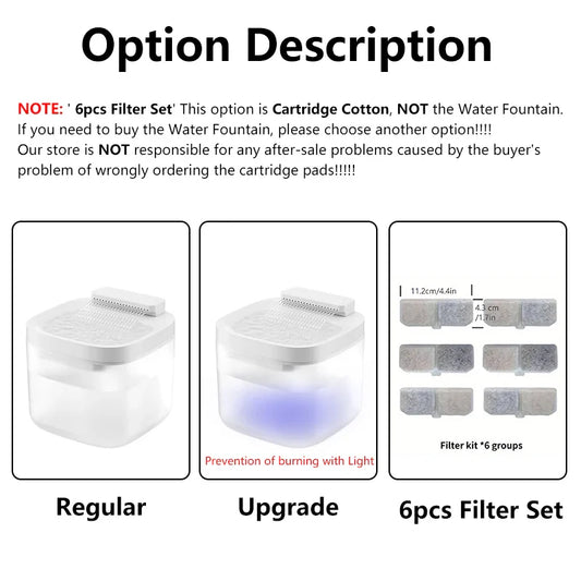 Cat Food 3L USB Water Fountain with Pump Filter Anti-Dry main product image for dogs and cats