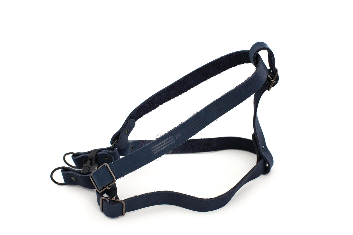 Dog Collar Sport Style Leather Step In Harness for Daily Use - size and texture image for dog collar