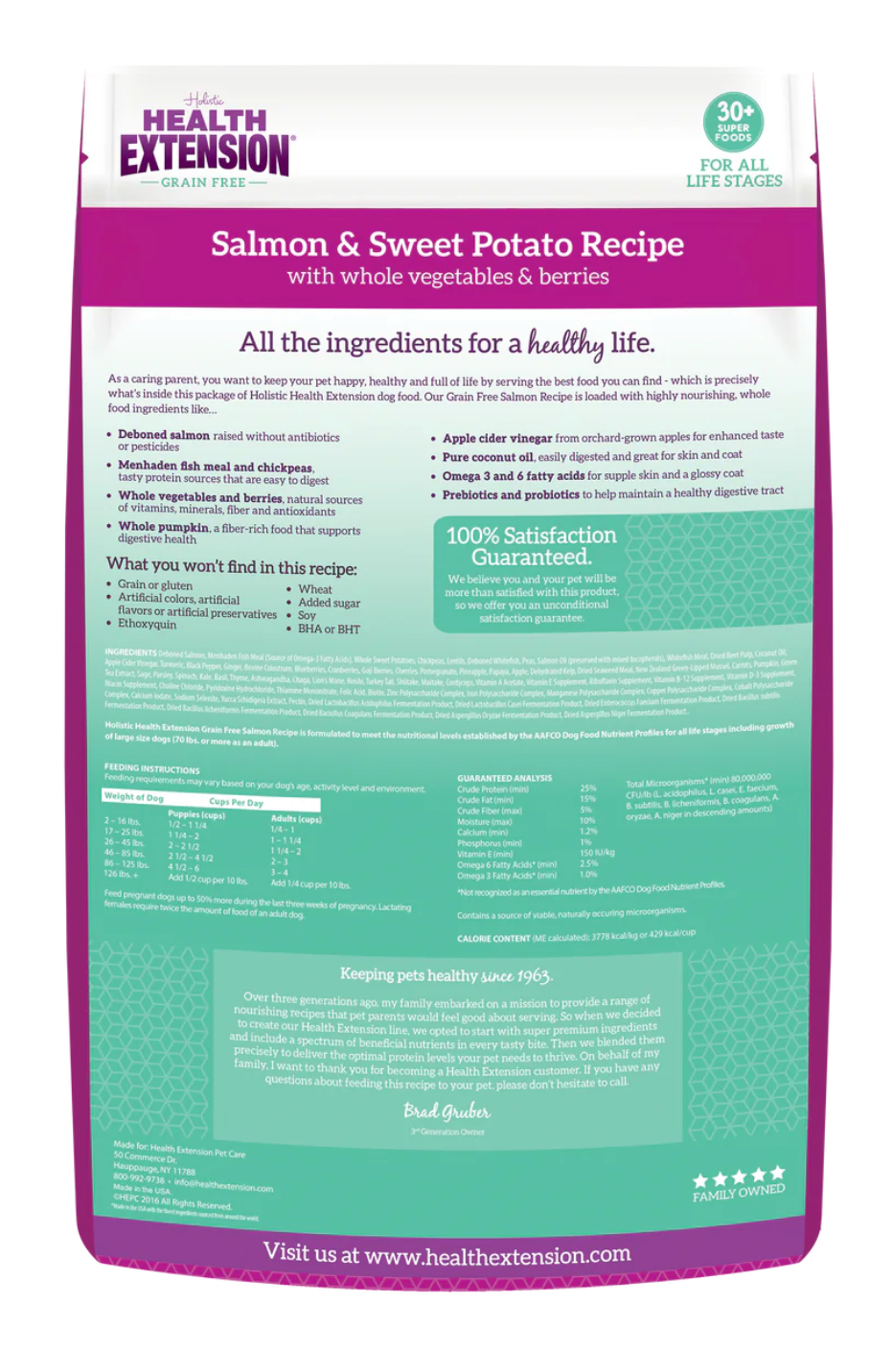 Health Extension All Life Stages Grain Free Salmon And Sweet - detail view