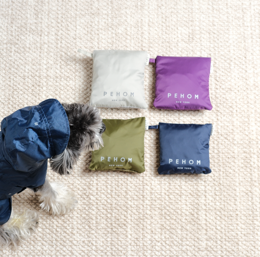 Capsule Raincoat Beige Dog Apparel Premium Pet Supply - detail view