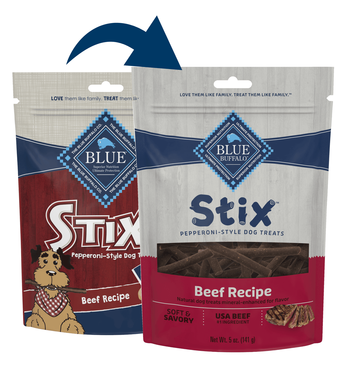 Blue Buffalo Blue Stix Soft-Moist Treats Beef Recipe (5oz) - main product image