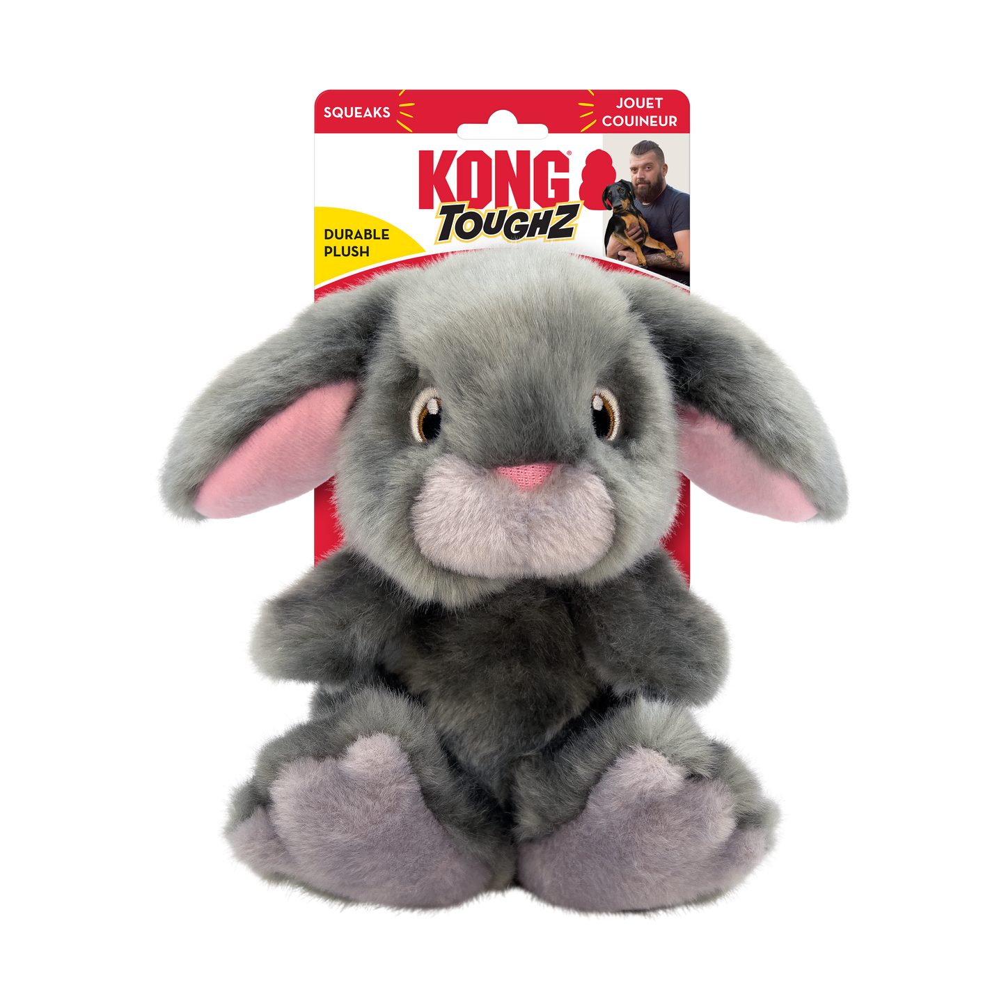 KONG Toughz Bunny Interactive Dog Toy Durable Play - main product image