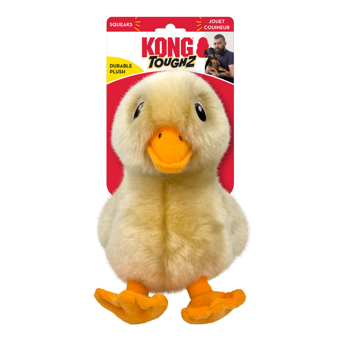 KONG Toughz Duck Interactive Dog Toy Durable Play - main product image