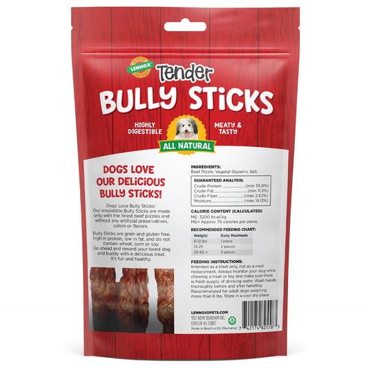 Lennox Tender Bully Sticks Dog Treats Premium - detail view